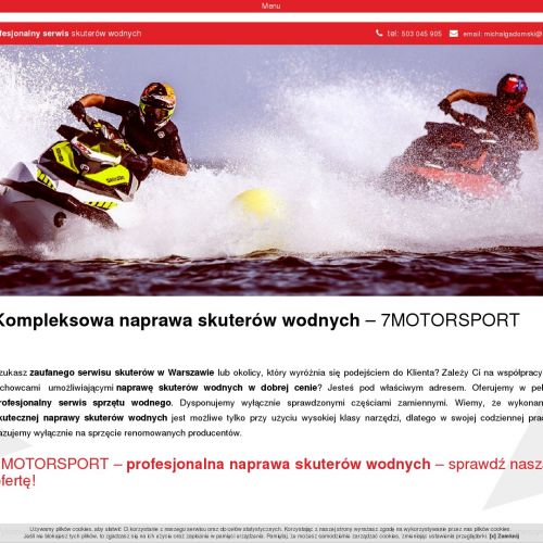 Autoryzowany serwis skuterów wodnych w Białymstoku