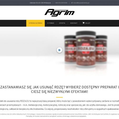 Ekologiczny płyn odrdzewiający