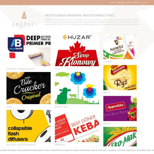 Grafika na opakowania mrożonek w Poznaniu