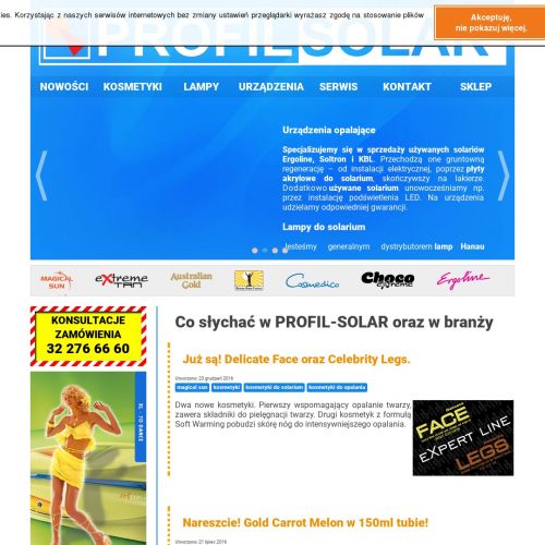 Hipoalergiczne kosmetyki do solarium
