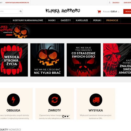 Maski zombie - Katowice