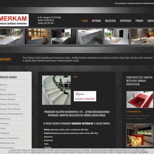 Parapety z marmuru łódź w Łodzi