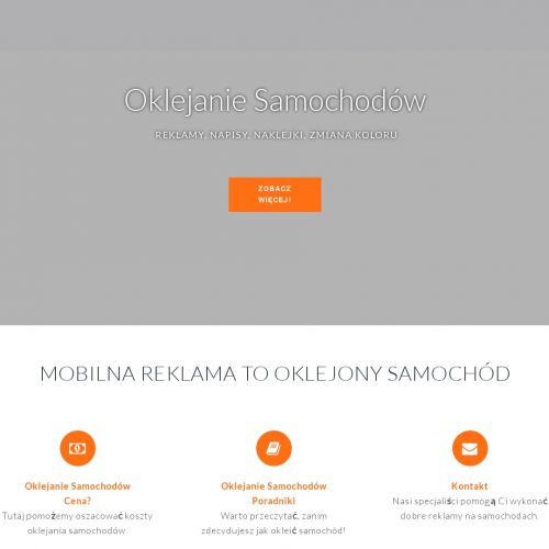 Naklejanie napisów na samochód w Krakowie