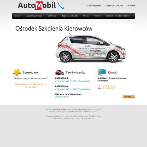 Szkoła jazdy - Toruń