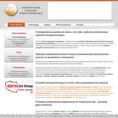 Posadzki samopoziomujące