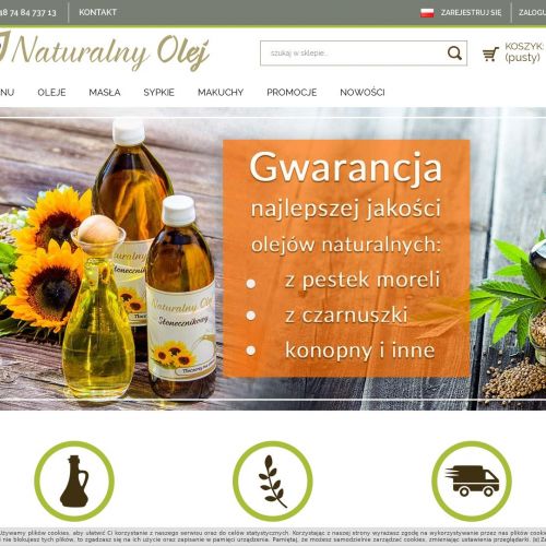 Naturalny olej lniany