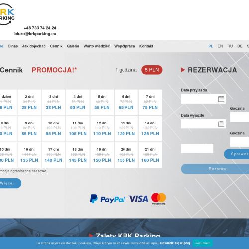 Balice parking najbliżej lotniska