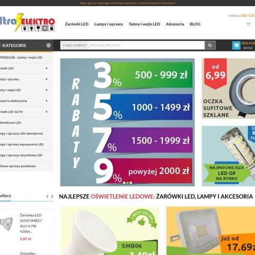 Lampy i oprawy led wewnętrzne