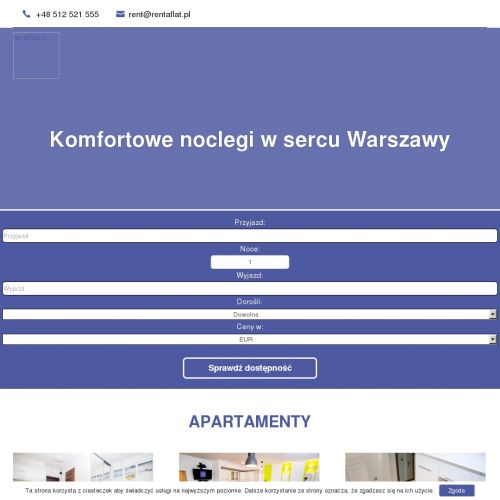 Noclegi krótkoterminowe w Warszawie