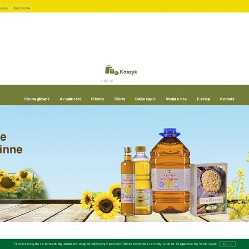 Olej słonecznikowy nierafinowany