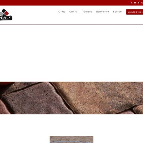 Układanie kostki brukowej na betonie