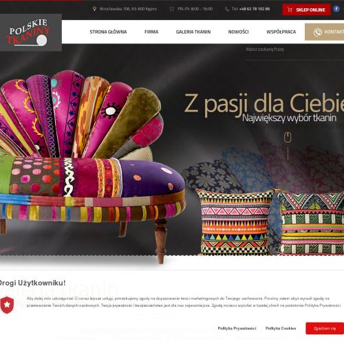 Materiały tapicerskie pikowane w Kępnie