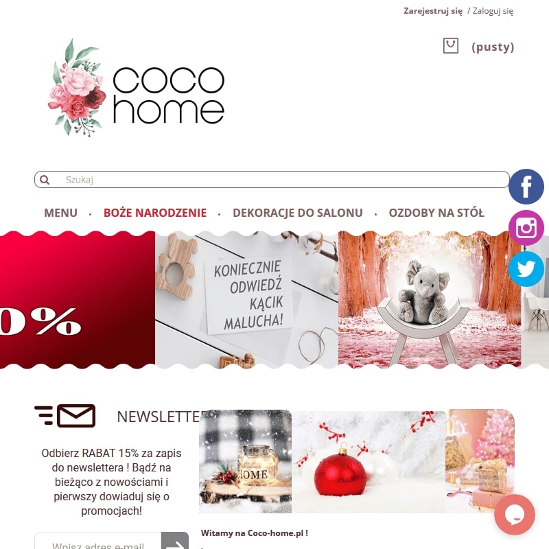 Świecznik ceramiczny