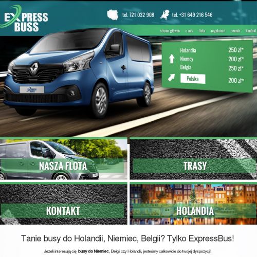 Busy do holandii zachodniopomorskie