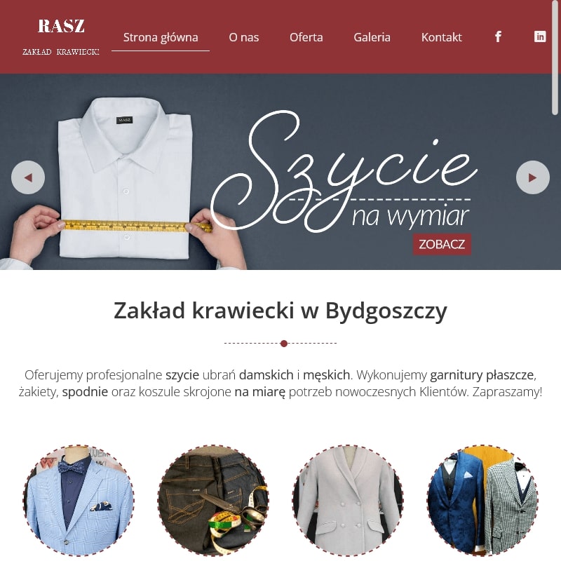 Grudziądz - szycie płaszczy na miarę