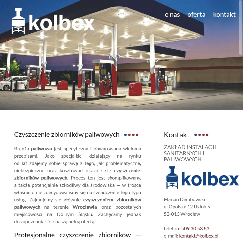 Czyszczenie zbiorników olejowych - Wrocław