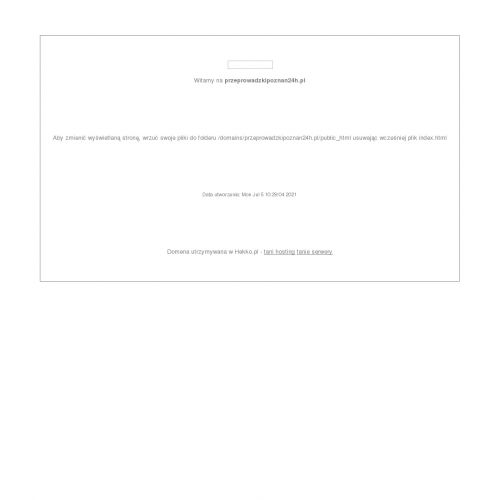 Przeprowadzki 24h firmowe