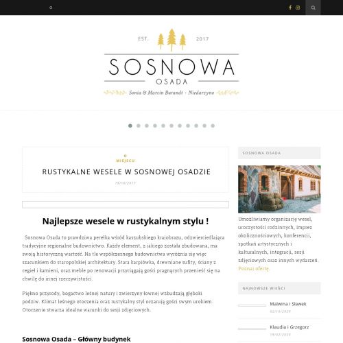 Sala weselna w stodole - Gdynia