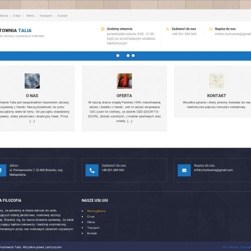 Hurtownia ciuchów używanych - Brzesko