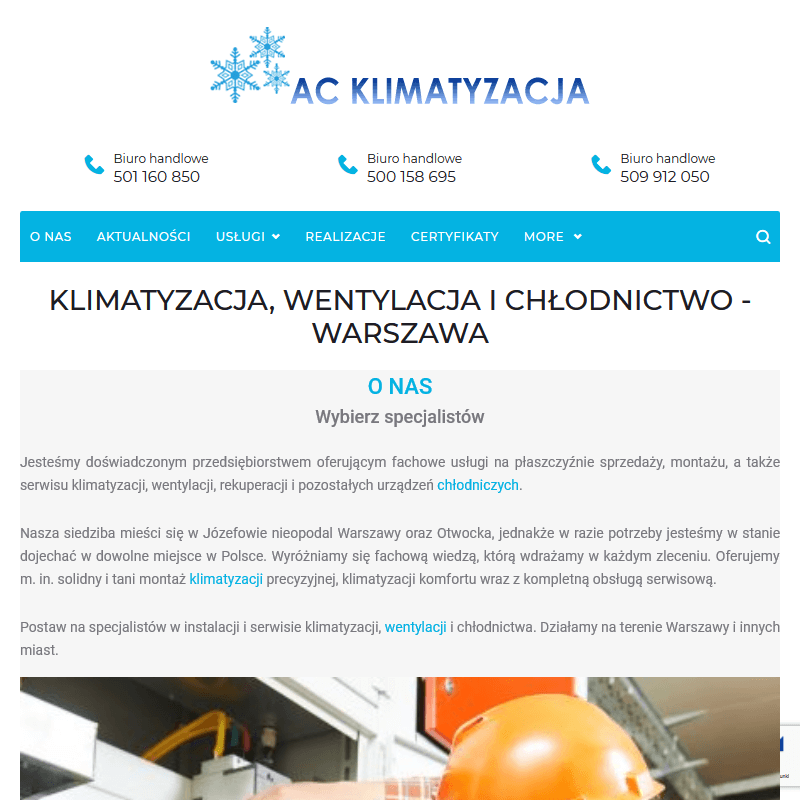 Instalacje freonowe - Józefów