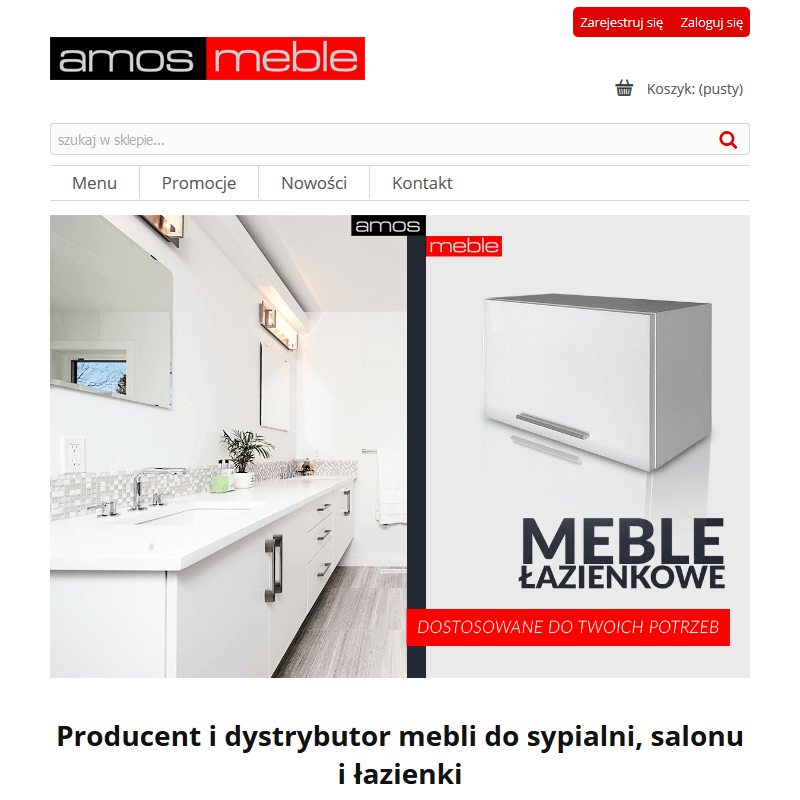 Kluczbork - szafka rtv połysk