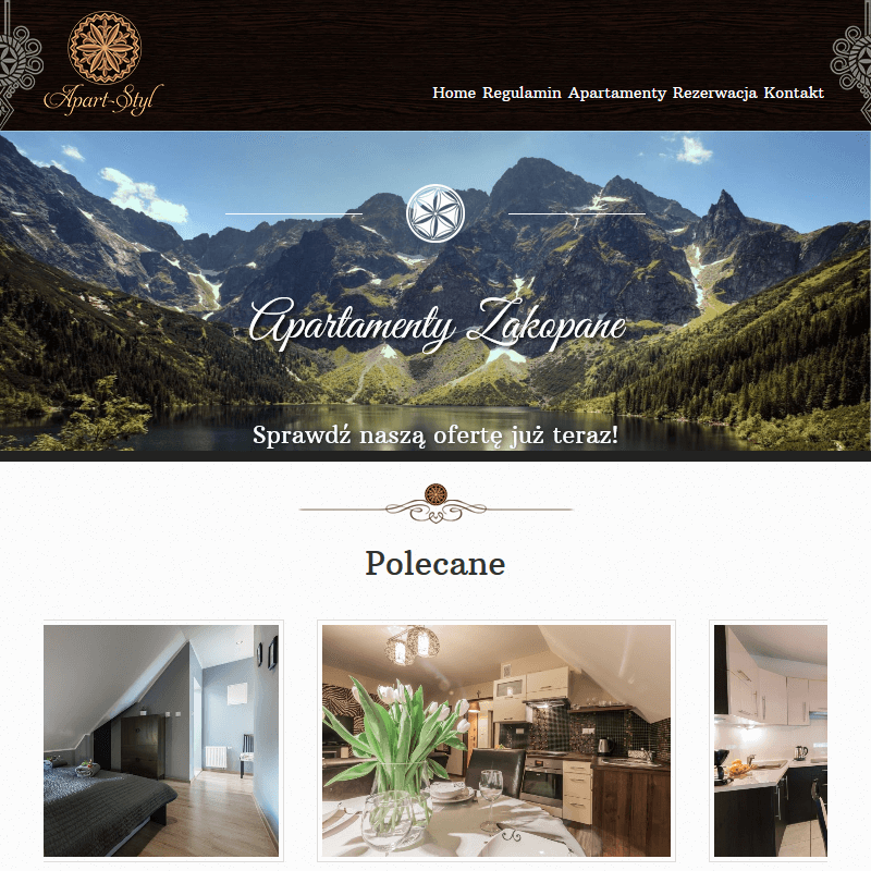 Apartament brzozowa Zakopane