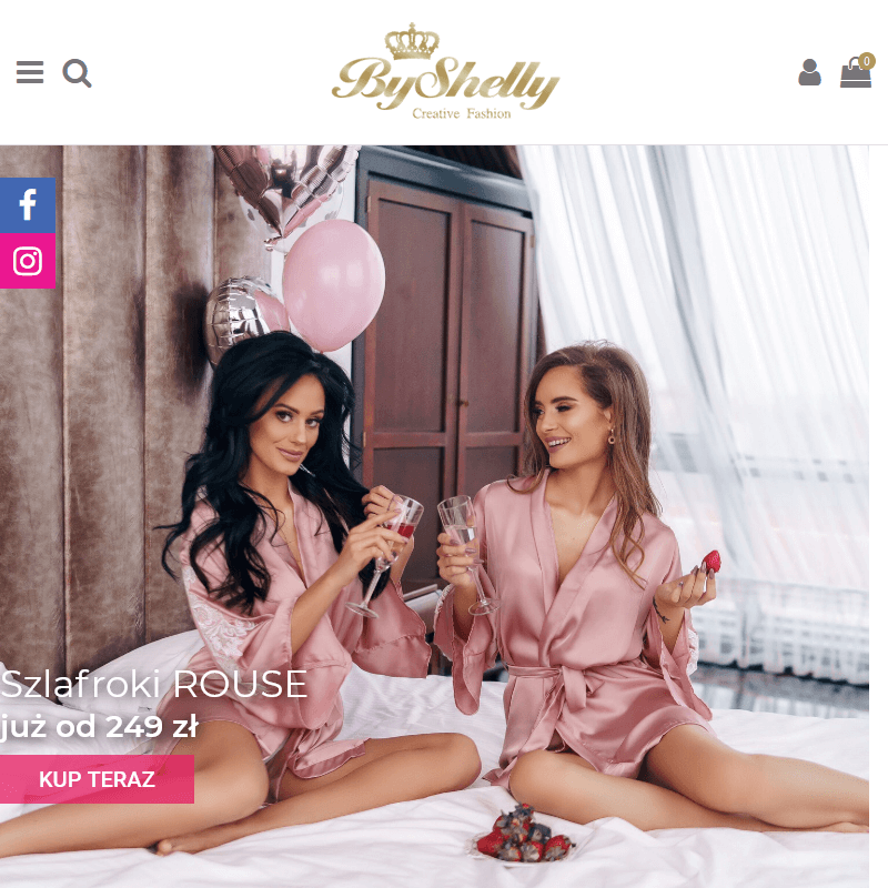 Ślubny szlafrok satynowy