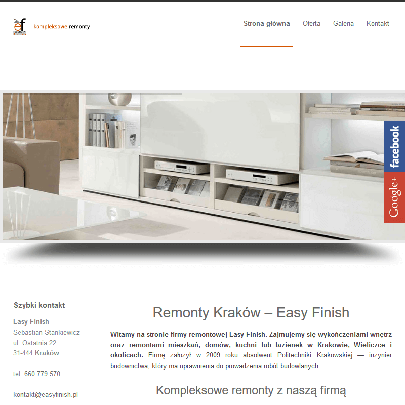 Suche tynki - Kraków