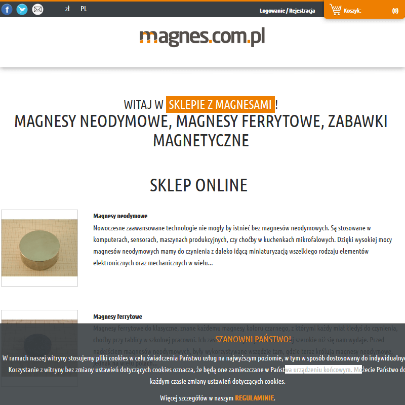 Trwały magnes płytkowy w Łodzi
