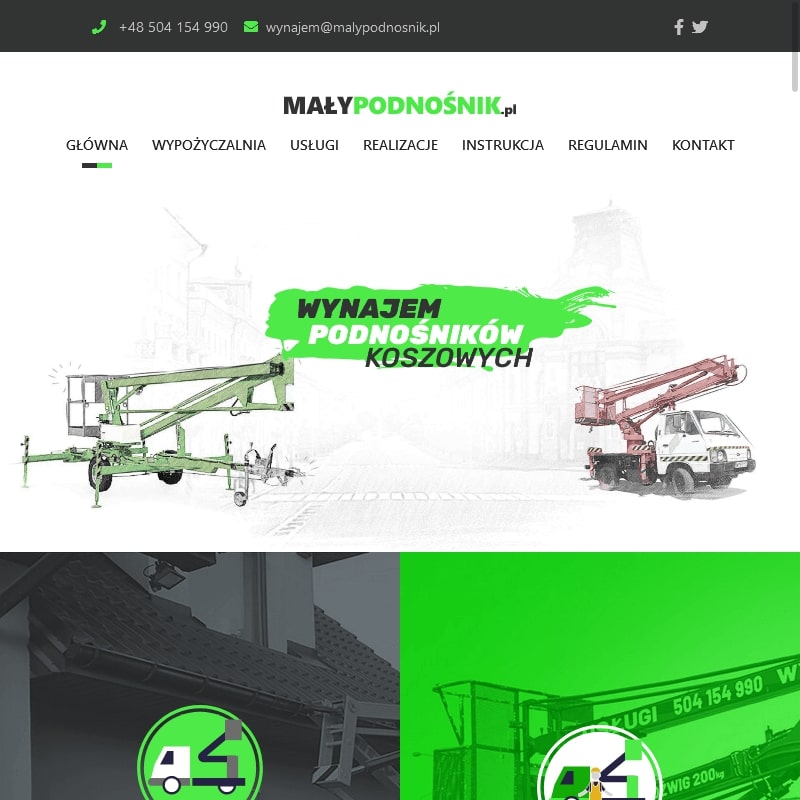 Podnośnik koszowy Warszawa