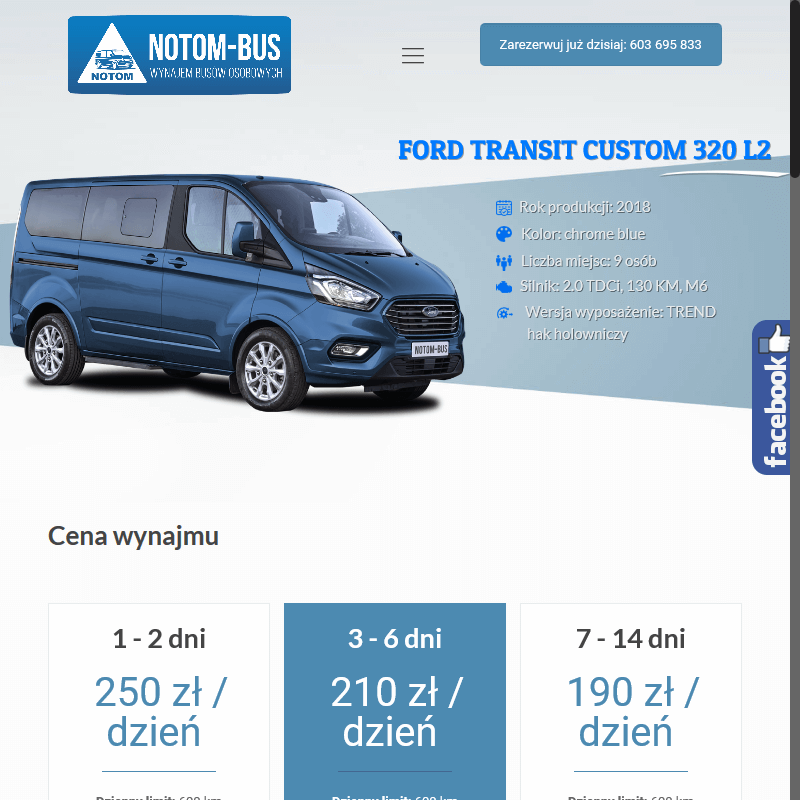 Busy do wynajęcia Krotoszyn