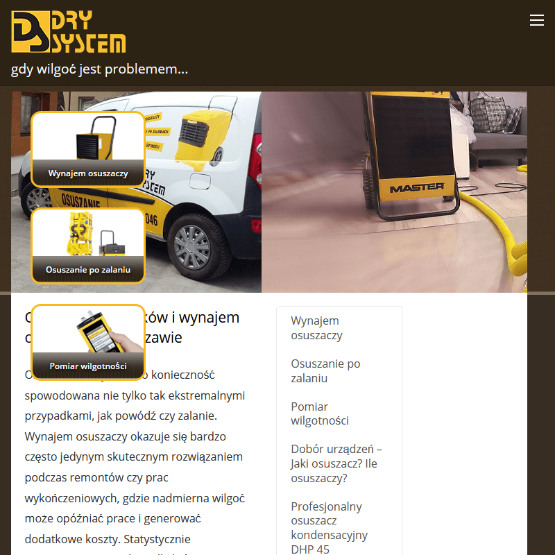 Wynajem profesjonalnych urządzeń do osuszania ścian Warszawa