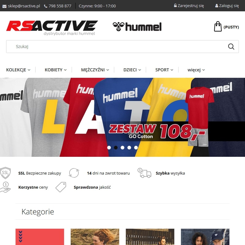 Komplety sportowe dla dzieci hummel