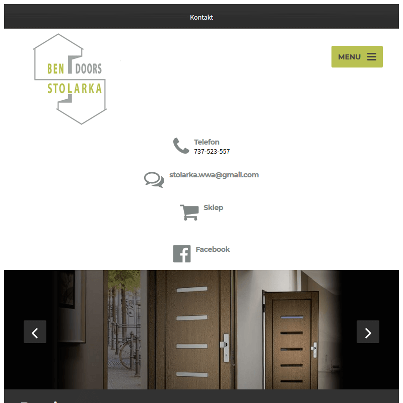 Zewnętrzne drzwi stalowe - Warszawa